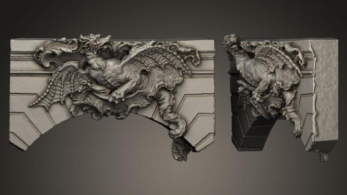 High reliefs and bas-reliefs, historical and religious (GRLFH_0168) 3D model for CNC machine